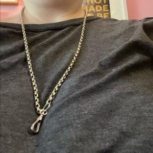 Antique belcher chain 30 inches long 35.71 g sterling silver